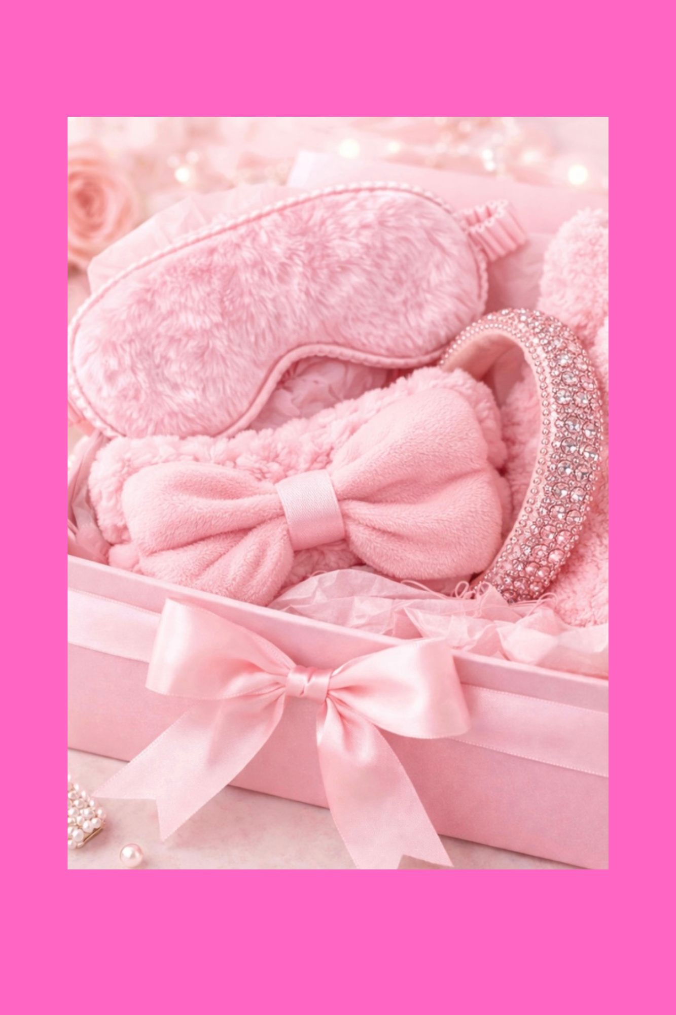 SLUMBER PARTY SPARKLE PINK PAMPER BOX