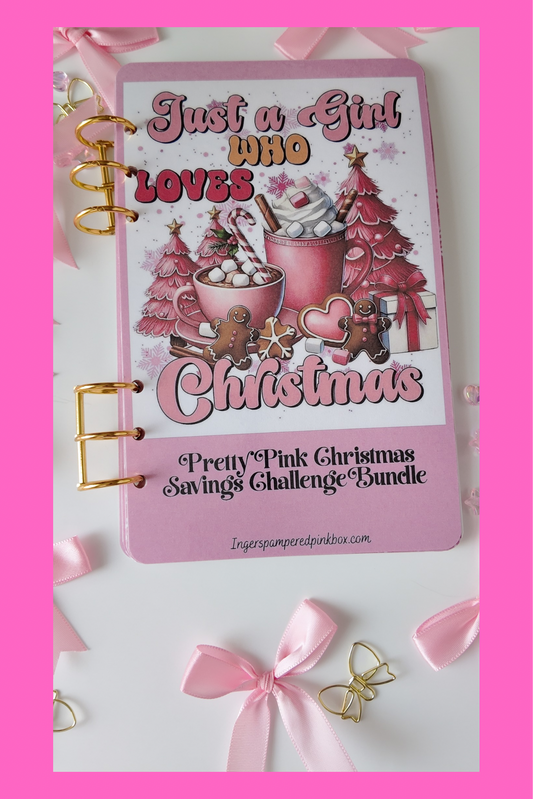 PRETTY PINK CHRISTMAS SAVINGS CHALLENGE BUNDLE