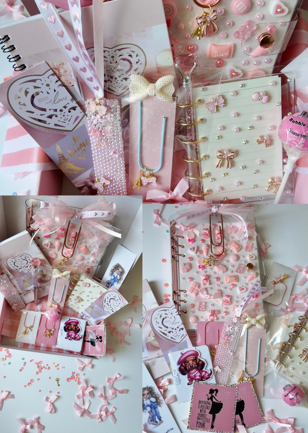 PAMPERED JOURNAL BOX BUNDLE (everything needed for planing and  journaling) THIS BOX HAS MADE TO ORDER PRODUCTS SO THIS BOX WILL REQUIRE 10 DAY SHIPPING TURN AROUND TIME
