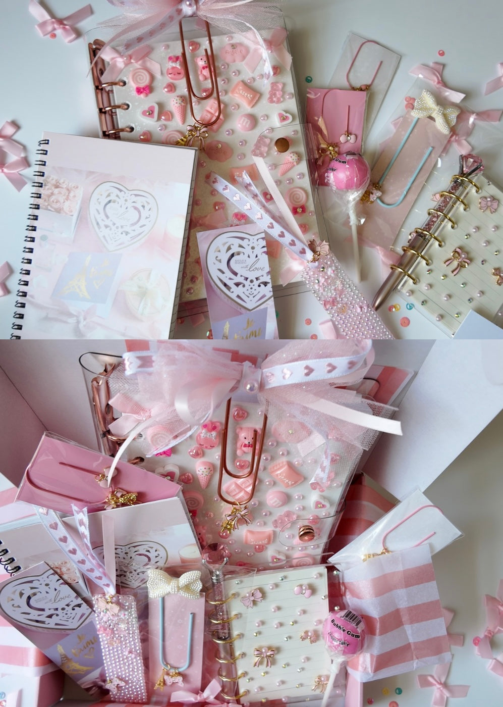 PAMPERED JOURNAL BOX BUNDLE (everything needed for planing and  journaling) THIS BOX HAS MADE TO ORDER PRODUCTS SO THIS BOX WILL REQUIRE 10 DAY SHIPPING TURN AROUND TIME