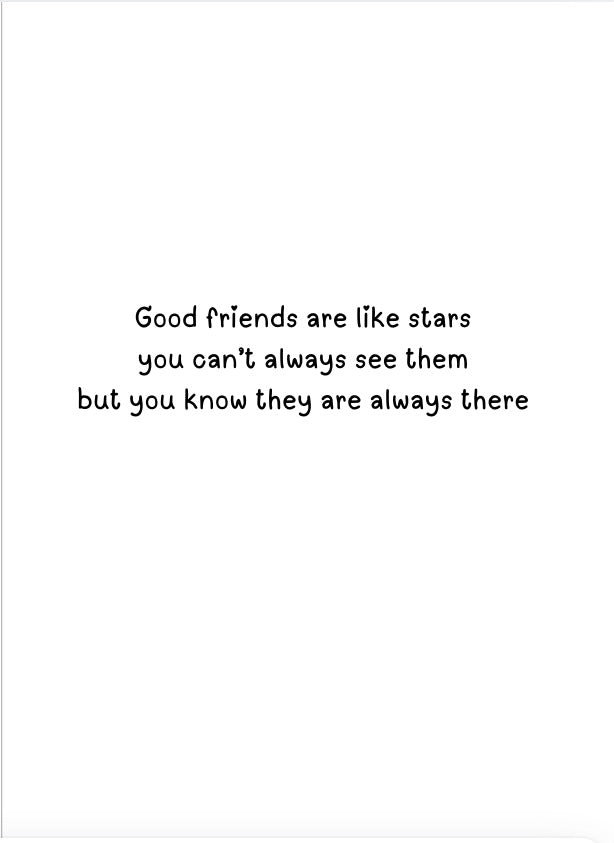 I’M  GLAD WE ARE FRIENDS( 5x7  Greeting cards (pack of 6)(ENVELOPES ARE INCLUDED)