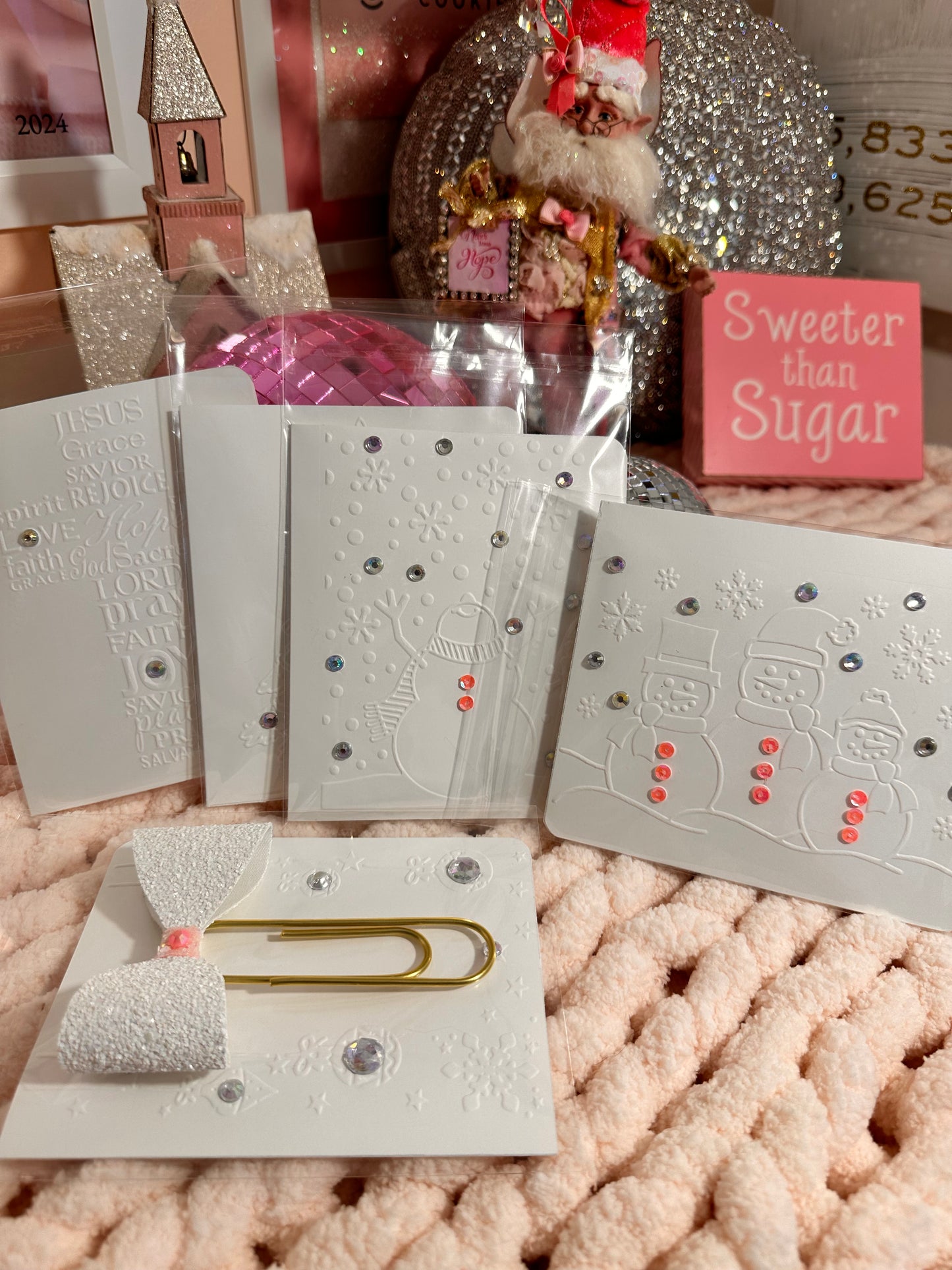 Pink Sparkle  Christmas Box