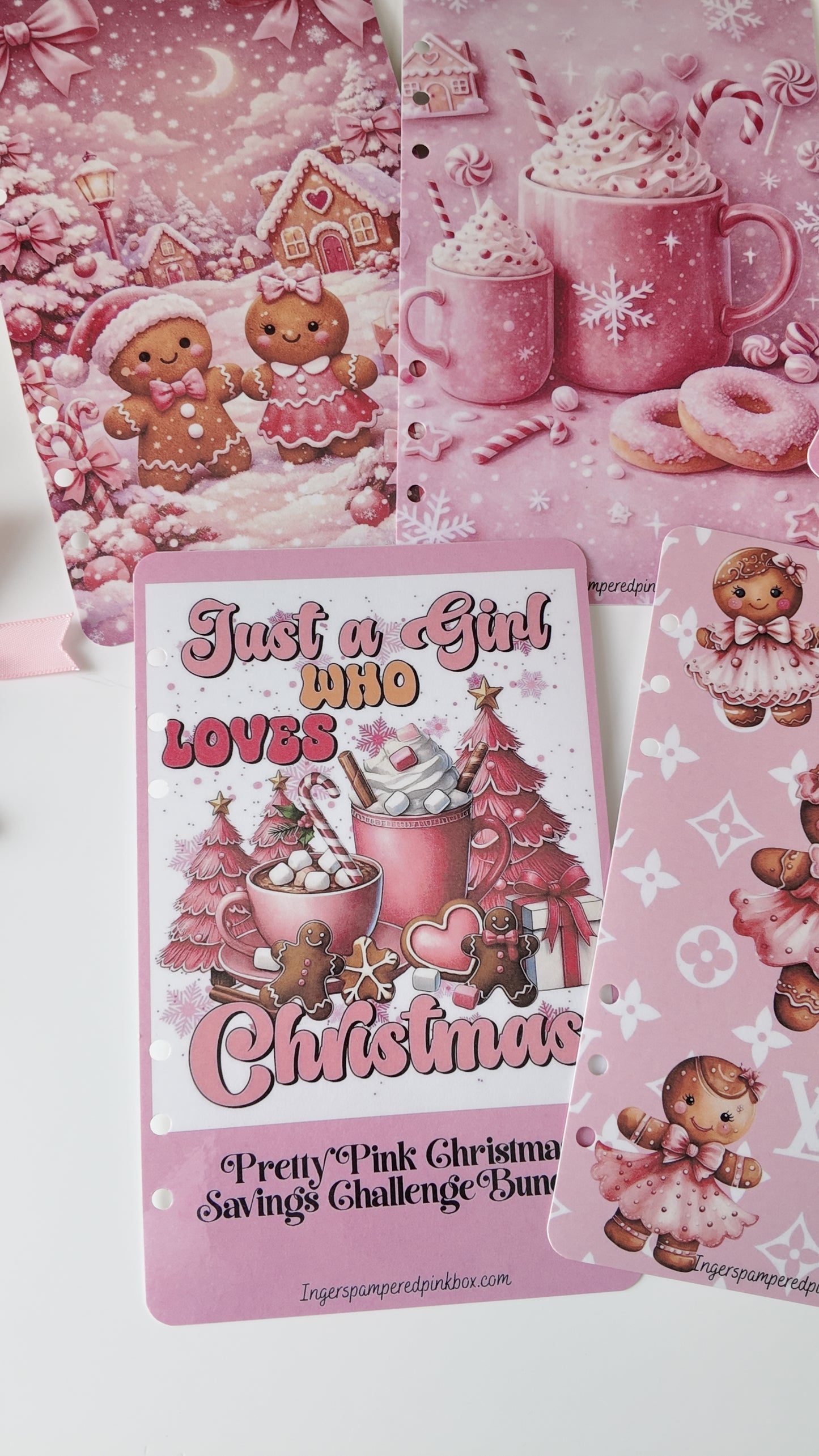 PRETTY PINK CHRISTMAS SAVINGS CHALLENGE BUNDLE